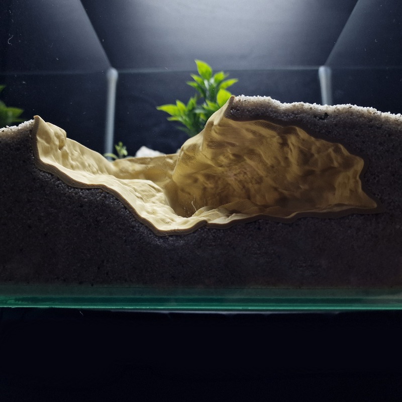 Aquarium Fish Hide - 3D-geprinte High Sim Natural Rock Pet