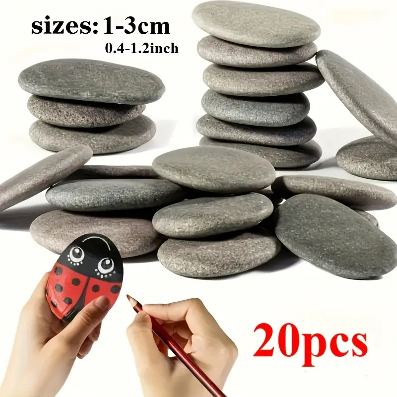 Aquarium Fish Saltwater - 20 stuks natuurlijke rivier rotsen gladde