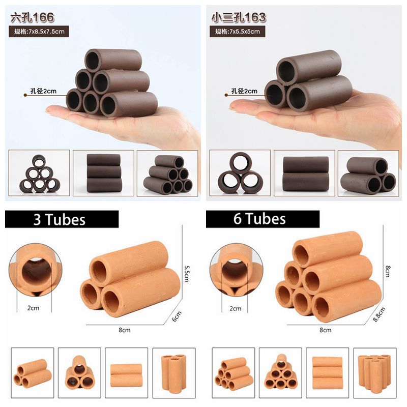 Aquarium Fish Hide - Klei Aquarium Decoratie Vis Garnalen Spelen