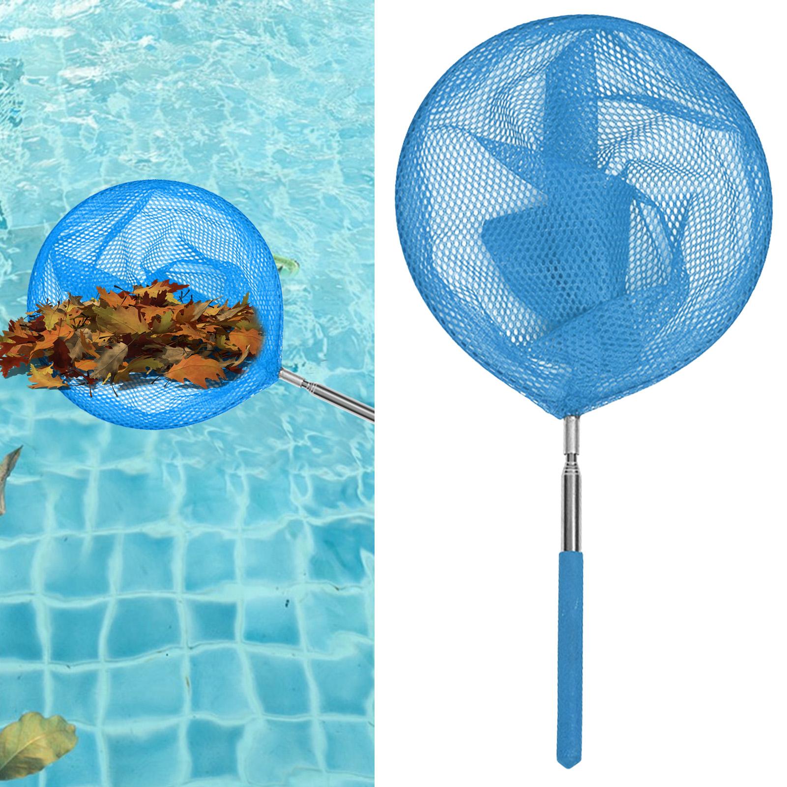 Aquarium Fishing - Zwembadskimmernet met telescopische paal Roestvrijstalen visnetten