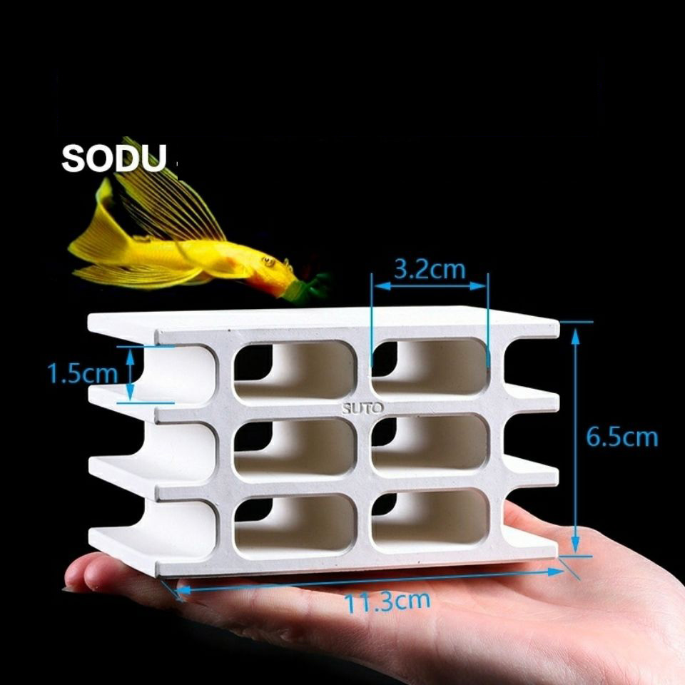 Witte Keramiek Tank Aquarium A - Aquarium Fish Hide recensie en prijs