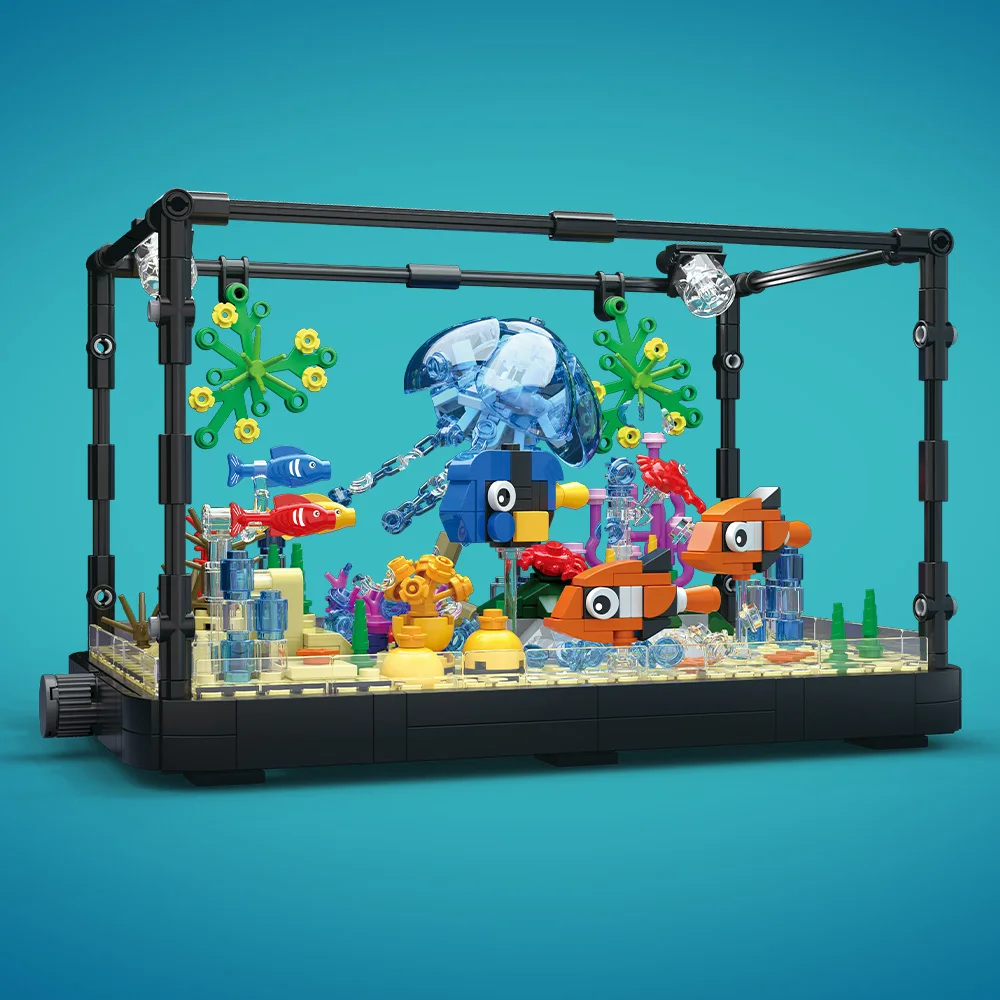 Aquarium bouwsteenset met lich - Aquarium Fish Saltwater recensie en prijs