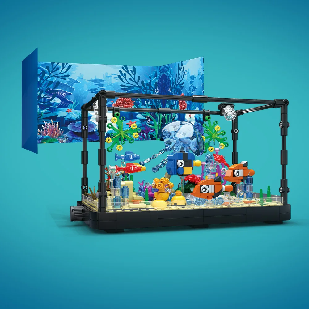 Aquarium bouwsteenset met lich - Aquarium Fish Saltwater recensie en prijs