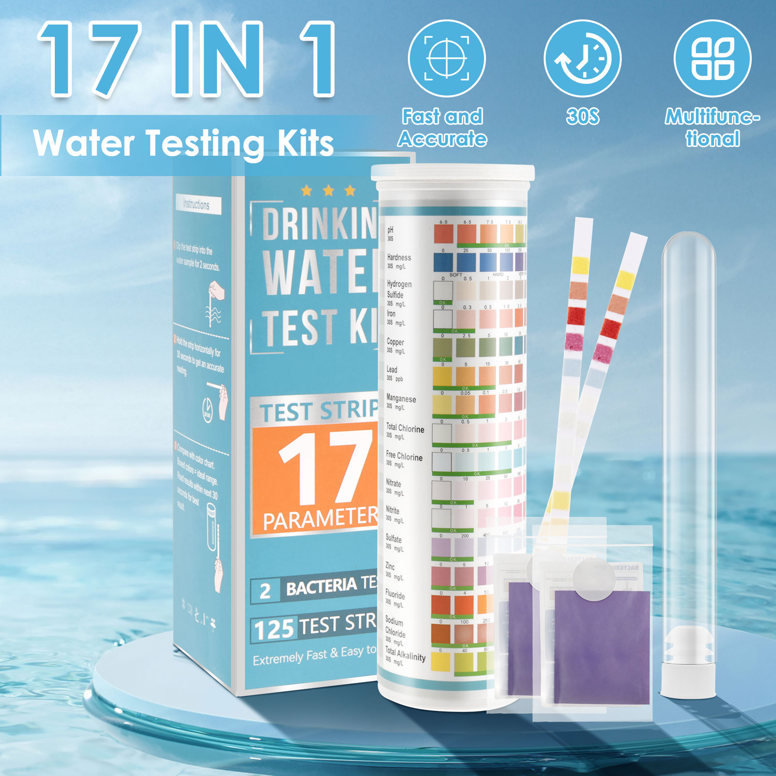 5-17 in 1 Aquarium Teststrips  - Aquarium Fish Saltwater recensie en prijs