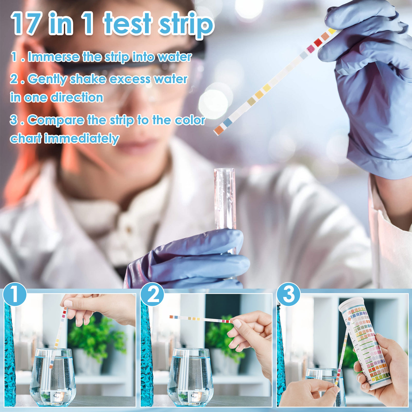 5-17 in 1 Aquarium Teststrips  - Aquarium Fish Saltwater recensie en prijs